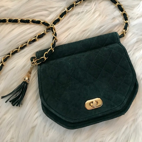 VINTAGE suede purse - Picture 2 of 5